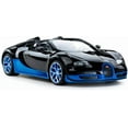 thumbnail image 5 of Wonder Wheels 1:14 RC Remote Control Bugatti Veyron Grand Sport Vitesse Car - Black/Blue, 5 of 7
