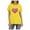 Yellow, variant on Luxalzxs Sparkly Tops for Women Plus Size Glittery Heart Graphic Valentine’s Day Short Sleeve Tees Tops Valentines Day Gifts