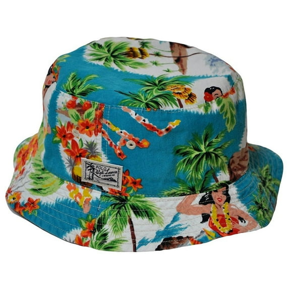 Polo Ralph Lauren Men's Reversible Bucket Hat-Turquoise