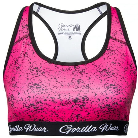 

Hanna Sports Bra - Black/Pink