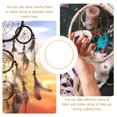 thumbnail image 2 of 6Pcs Macrame Hoops Ring Dream Catcher Metal Rings DIY Craft Accessories, 2 of 9
