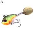 thumbnail image 1 of Leurre Rotatif Queue VIB Long Shot Vibration Appât Spinner Cuillère Jigs Leurres de Pêche R6K4, 1 of 9