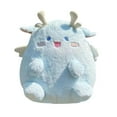 thumbnail image 2 of figatia Dinosaur Stuffed Animals Toys Dinosaur Photo Props Huggable Dinosaur Blue, 2 of 9