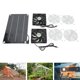 thumbnail image 4 of Fan Solar, Fan Favorable Al Medio Ambiente Del Panel Solar Con El Panel Solar Para El Invernadero, 4 of 7