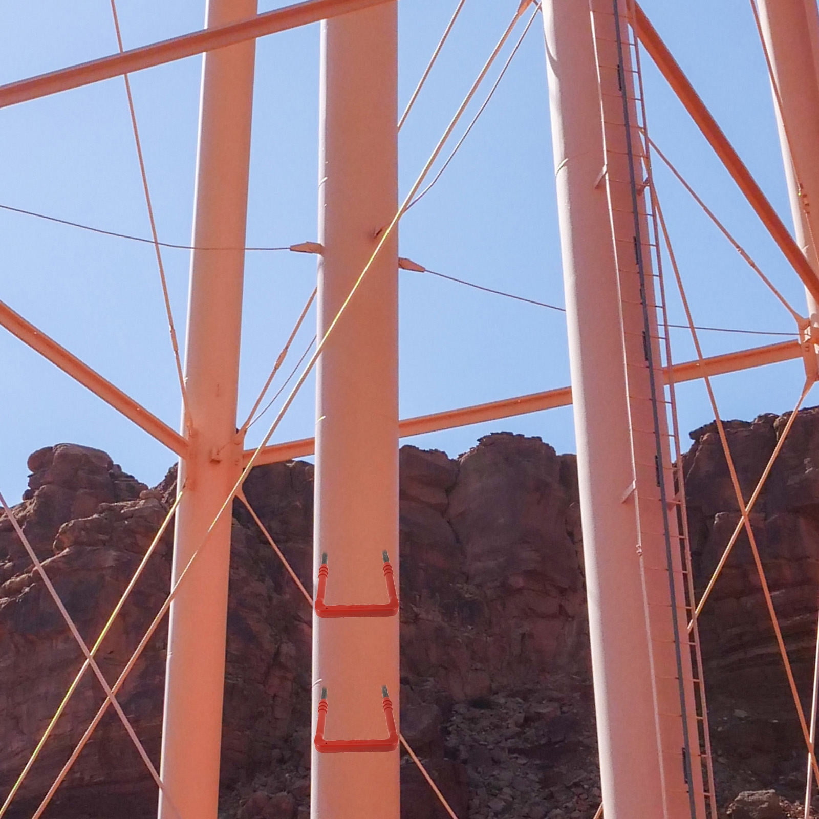 GAXIRE Ladder for Climbing 2Pcs and Safe with Multi-use Features for Inspection and Maintenance
