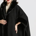 thumbnail image 4 of Hauts Grande Taille, Châle Décontracté Uni Grande Taille Chaud à Franges Veste Mode, Veste pour Femme, 4 of 7