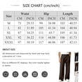 thumbnail image 4 of Nestiefly Men's Baggy Casual Dress Pants Wide Leg Pants Old Money Pleated Loose Relaxed Fit Slacks Business Trousers Black L, 4 of 7
