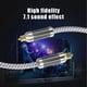 thumbnail image 4 of NUOLUX Cable Óptico De Audio Negro Con Conectores Dorados Para Barra De Sonido Y TV, 4 of 8