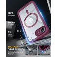thumbnail image 4 of Funda magnética Miracase para iPhone 16E con protector de pantalla, 4 of 6
