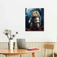 thumbnail image 2 of Nawypu Funny Astronaut Squirrel Wall Art-Bathroom Wall Art-Humor Animals Bathroom Artwork Prints-Futuristic Animal Wall Art Print for Living Room, Bathroom, Bedroom, Kids Bathroom Decor, 2 of 4