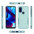 thumbnail image 7 of For Motorola Moto G pure/ G Power (2022) Case, 2 in 1 Hard PC Phone Case for Moto G pure/ G Power（2022）, Takfox Rubber & Rugged Shockproof Full Body Protection Case Cover,Green, 7 of 7