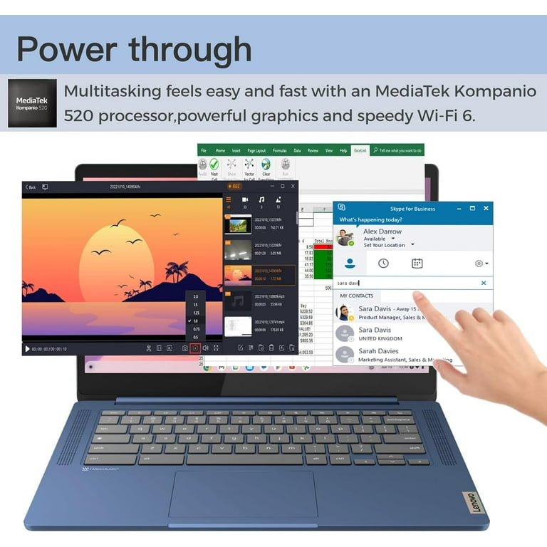 Lenovo Slim 3 Chromebook Laptop for Business Student, 14 Lenovo Slim 3 Chromebook Laptop for Business Student, 14