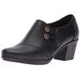 thumbnail image 1 of Mocasín Emslie Warren para Mujer Clarks en Cuero Negro Talla 5 US, 1 of 3