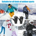 thumbnail image 3 of B-Qtech Rechargeable Heated Gloves for Adult, Three-Speed Thermostat, Touch-Screen Gloves, Black, 3 of 8