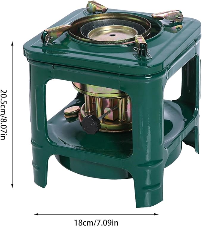 Picnic Burner Furnace, 8-Wick Portable Camping Oil Stove, Outdoor Diesell Cooking Stove, Portable Kerosene Diesel Alcohol Stove, Adventure Cookware Burner for Backpacking Hiking Adventure