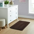 thumbnail image 2 of Yafa Home Fashion 1 Piece Solid Microfiber Soft Bathroom Rug , Non-Slip TPR Backing, 2 of 6