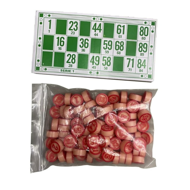 Juego de mesa de Bingo, juego interactivo, portátil, resistente, 48 tarjetas de números de Bingo, 90 ajedrez para vacaciones, grupos grandes, fiestas