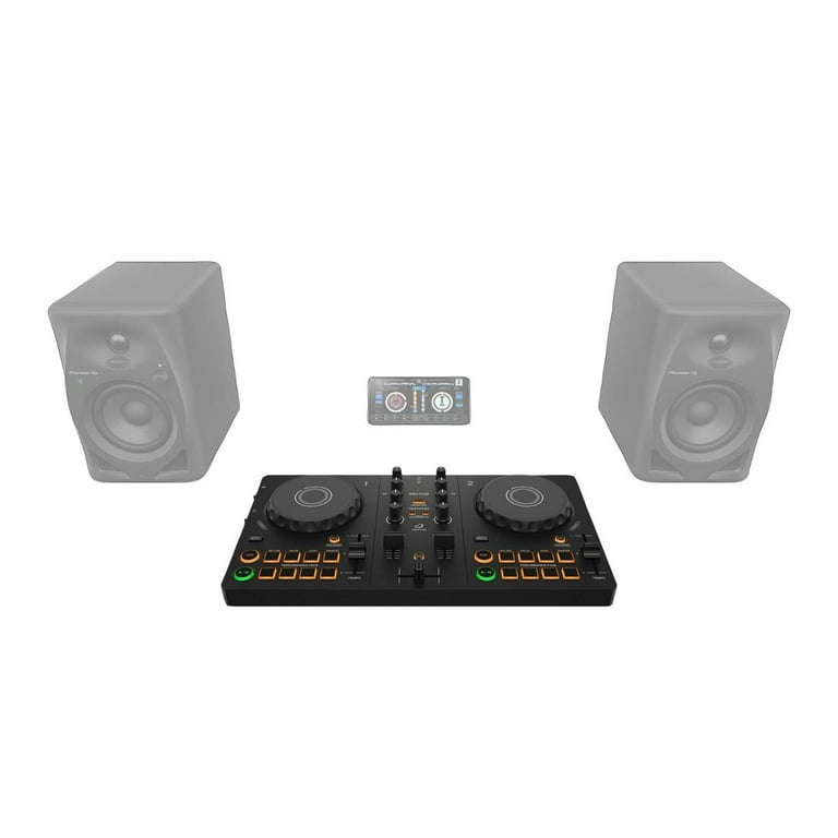 AlphaTheta DDJ-FLX2 Compact 2-Channel DJ Controller with Studio