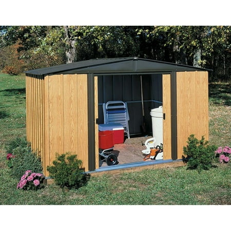 Arrow Woodlake Economy Peak Roof Steel Shed, 8x6