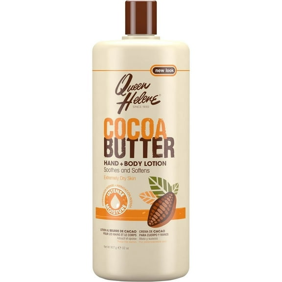 QUEEN HELENE Cocoa Butter Hand and Body Lotion 32 oz (Pack of 3)
