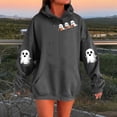 thumbnail image 2 of Enjoytime Halloween Hoodies for Women Vintage Printed Long Sleeve Pullover Tops Ghost Graphic Loose Cute Sweatshirts Fall Winter Clothing, 2 of 3