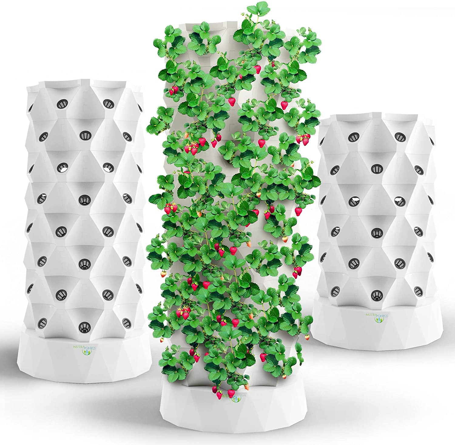 organic Growing Tower Unit for 48 Plants growing of Salads & Herbs Leafy Plants 