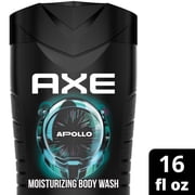 AXE Body Wash For Long Lasting Freshness Apollo Sage & Cedarwood Men's Body Wash With Odor-Busting Prebiotics ,16 fl oz