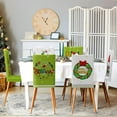 thumbnail image 3 of Fall Chair Covers Set of 6, Removable Thanksgiving Washable Dining Protector with Turkey, Pumpkin, Maple Leaves, Hotel and Holiday Party Decoration(Lime Green,Tree), 3 of 7
