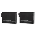 thumbnail image 4 of Transceptor convertidor de medios de fibra óptica Ethernet de 100M enchufe monomodo 100-250VUS, 4 of 5