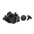 thumbnail image 1 of Unique Bargains 20 Pcs Black Plastic Rivet Buckle Lining Trim Panel Mat Clips for Toyota, 1 of 2