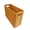 earthy yellow, variant on Narrow Tall Plastic Wicker Storage Bin with Handles, Open Top Organizer for Sofa Side, Corner Gaps, Magazine Holder, Home Closet – Farmhouse