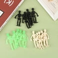 thumbnail image 3 of 5Pcs Mini Skull Doll PVC Skeleton Zombie Toy Non-toxic Halloween Decor Horror Themed Party Ornament, 3 of 4