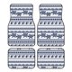 thumbnail image 1 of Balery Sea Underwater Turtles Juego de 4 Alfombrillas para Auto, Revestimientos de Caucho Resistente, Diseño Antideslizante, 1 of 7
