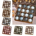 thumbnail image 5 of 16Pcs Christmas Ball Ornaments 6 cm Christmas Tree Hanging Ornaments for Wreath Garland Celebration Window Yard Anniversary, 5 of 5