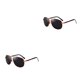 thumbnail image 2 of Sonducket Gafas de sol de conducción portátiles Estilo de viaje Gafas de protección solar Fiesta Banquete Gafas Adultos Gafas plegables Rojo Rojo 2piezas, 2 of 6
