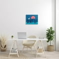 thumbnail image 2 of Seattle Raindrops Falling Seagull Animals & Insects Graphic Art Gallery Wrapped Canvas Print Wall Art, 2 of 7