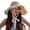 Beige, variant on Eoperou Lace Trim Tied Up Round Dome Sun Hat Women Big Brim Floppy Straw Hat Fashion Accessories