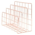 thumbnail image 2 of KAKOWELY Desktop Mail Organizer Metal Storage Rack 3 Slot Book Rack Magazine Holder,6.89X"X5.71"X3.35", 2 of 5