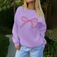 thumbnail image 5 of Gkeoshab Sweater Dress Women's Long-Sleeve Loose-Fit Round-Neck Sweater for Fall and Winter Clear XXL, 5 of 5