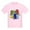 Light Pink, variant on - Dinosaur Easter Eggs Kids Light T Shirt - Light Classic Kids Graphic, Short Sleeve T-Shirt, Sizes XS-XL
