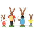 thumbnail image 6 of Alexander Taron Set of 4 Richard Glaesser Bunny Family Easter Figures 4.5", 6 of 6