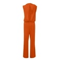 thumbnail image 5 of HHeiK Women's Banquet Dress Jumpsuit Casual Loose Sleeveless Wide Leg Pant Romper Hanging Neck Trousers, 5 of 5