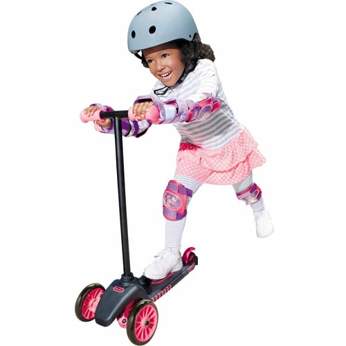 udvande have på Pengeudlån Little Tikes Lean To Turn Kid Scooter in Pink, Toddler Kick Scooter with 3  Wheels - For Kids Ages 2-4 Years Old - Walmart.com