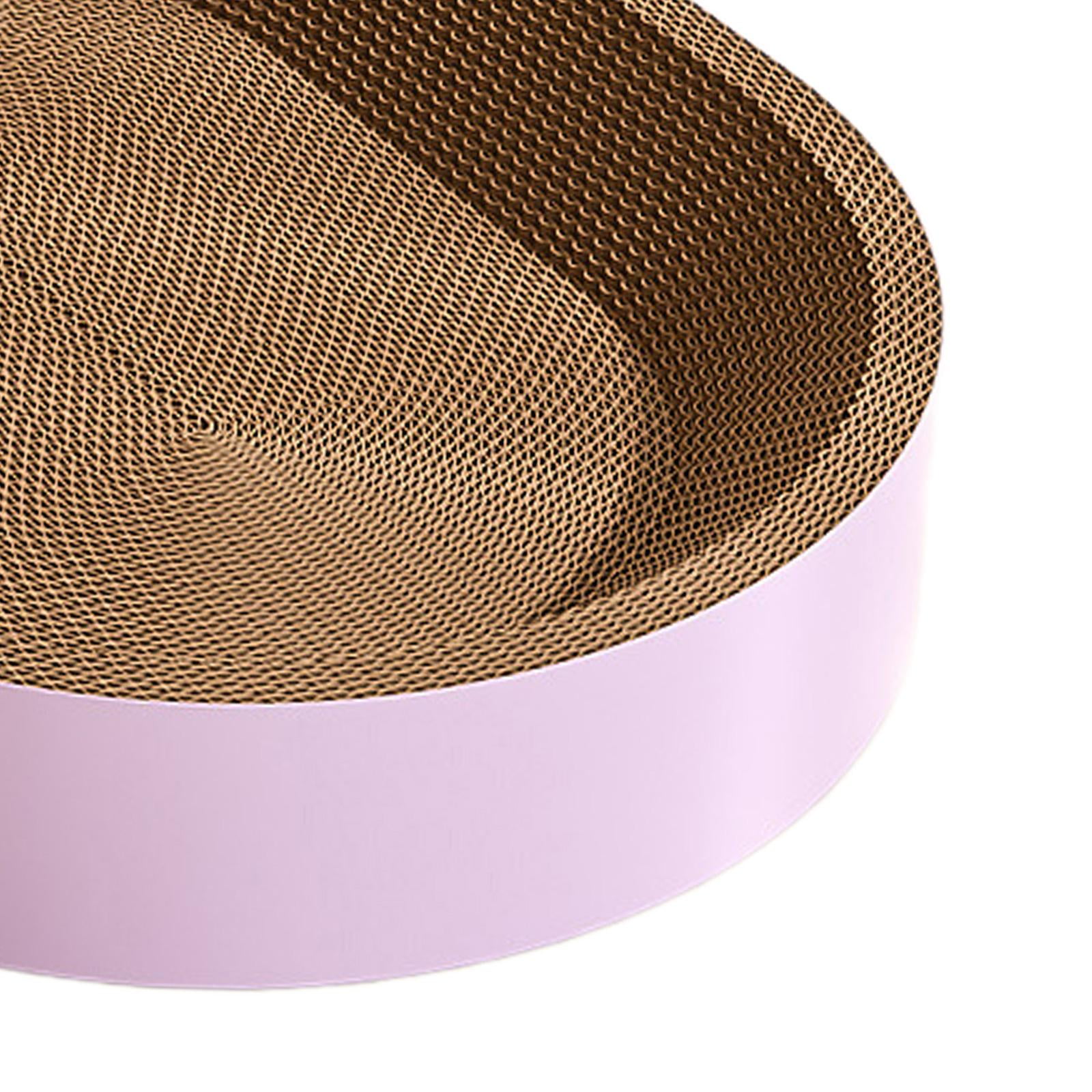 Stgfyxgs Cat Scratcher Cardboard Scratch Pad Nest Lounge Sleeping for Indoor Cats Furniture Protector Rest Corrugated Scratching Board XL Violet