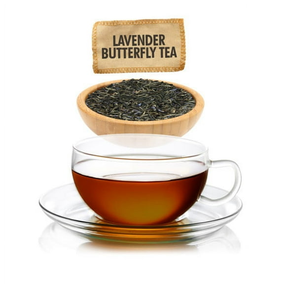 Lavender Butterfly Green Tea - Loose Leaf - Sampler Size