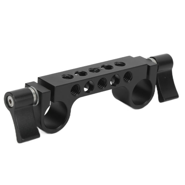 15mm Rod Clamp, Corrosion Resistant CNC 15mm Railblock Rod Clamp Universal Aluminum Alloy for Camera Shoulder Rig for 15mm DSLR Camera Rig
