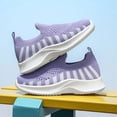 thumbnail image 6 of WZEIIOT Girls Breathable Mesh Sneakers Lightweight Casual Slip-On Soft Sole Sports Shoes, 6 of 9