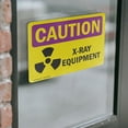 thumbnail image 4 of (2 Pack) X-Ray Equipment OSHA Caution Radiation Sign 24 Inch X 18 Inch Vinyl Label Decal Sticker Weather Resistant, UV Protected for Workplace, Business, and Construction Site, Made in, 4 of 7