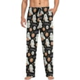 thumbnail image 5 of Top-kevin Mens Pajama Pants Ghosts Halloween Boo Lounge Pajama Bottoms with Pockets, 5 of 13