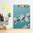 thumbnail image 6 of FMSHPON Cherry Blossom Clipboard Hardboard Wood Nursing Clip Board and Pull for Standard A4 Letter 13x9 inches, 6 of 7